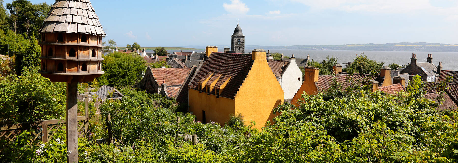 The palace gardens at the Royal Burgh of Culross 