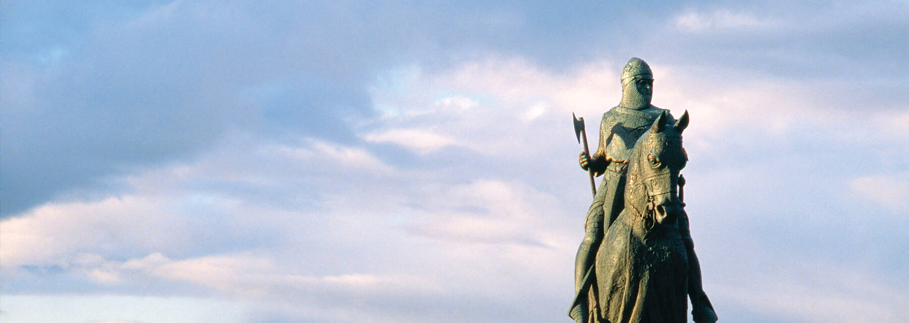 Robert the Bruce statue at Bannockburn