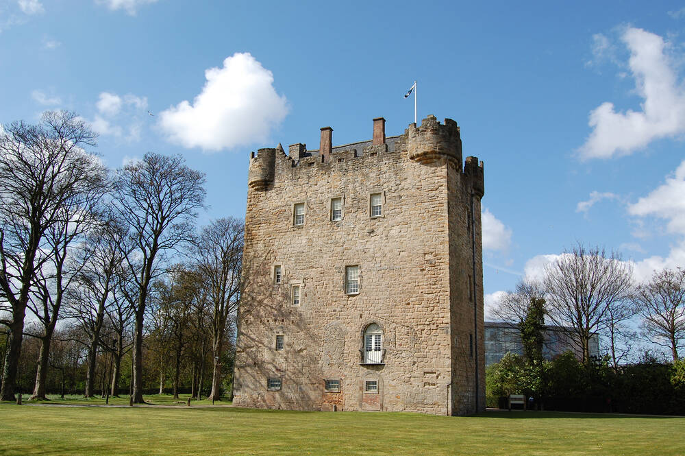 Alloa Tower is the largest surviving keep in Scotland
