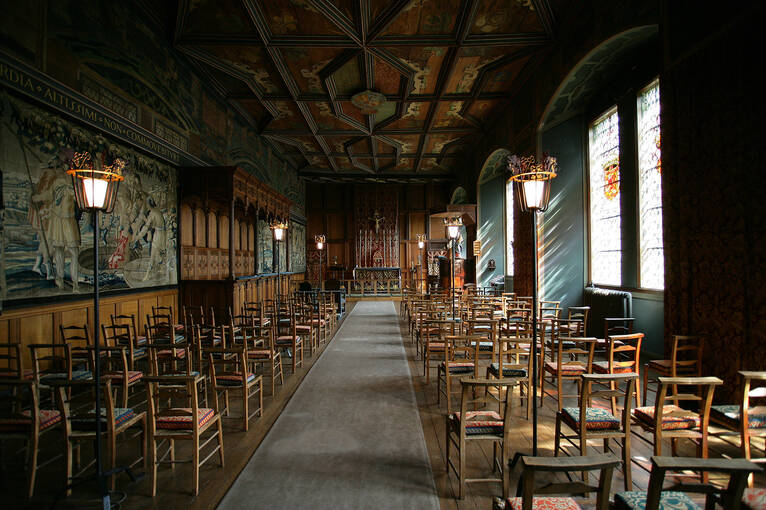 The exquisite Chapel Royal in Falkland Palace