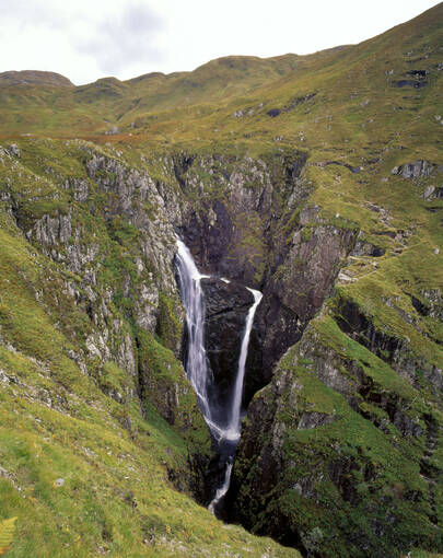 The Falls of Glomach by Glen Elchaig in the Scottish Highlands