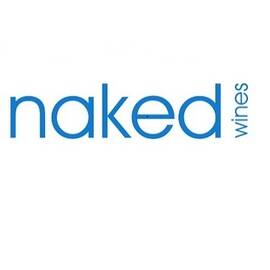 The Naked Wines logo, consisting of the word naked written in lower case, with the word wines standing vertically at the end.