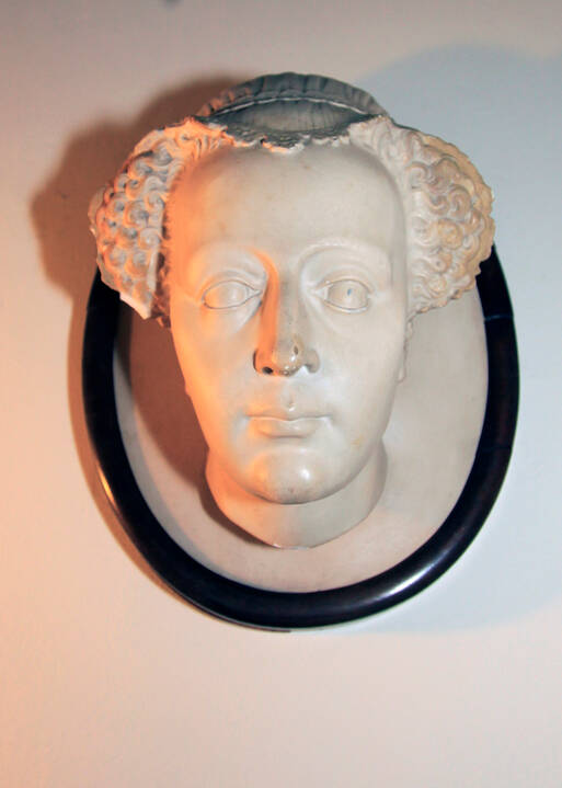 Copy of Mary's death mask