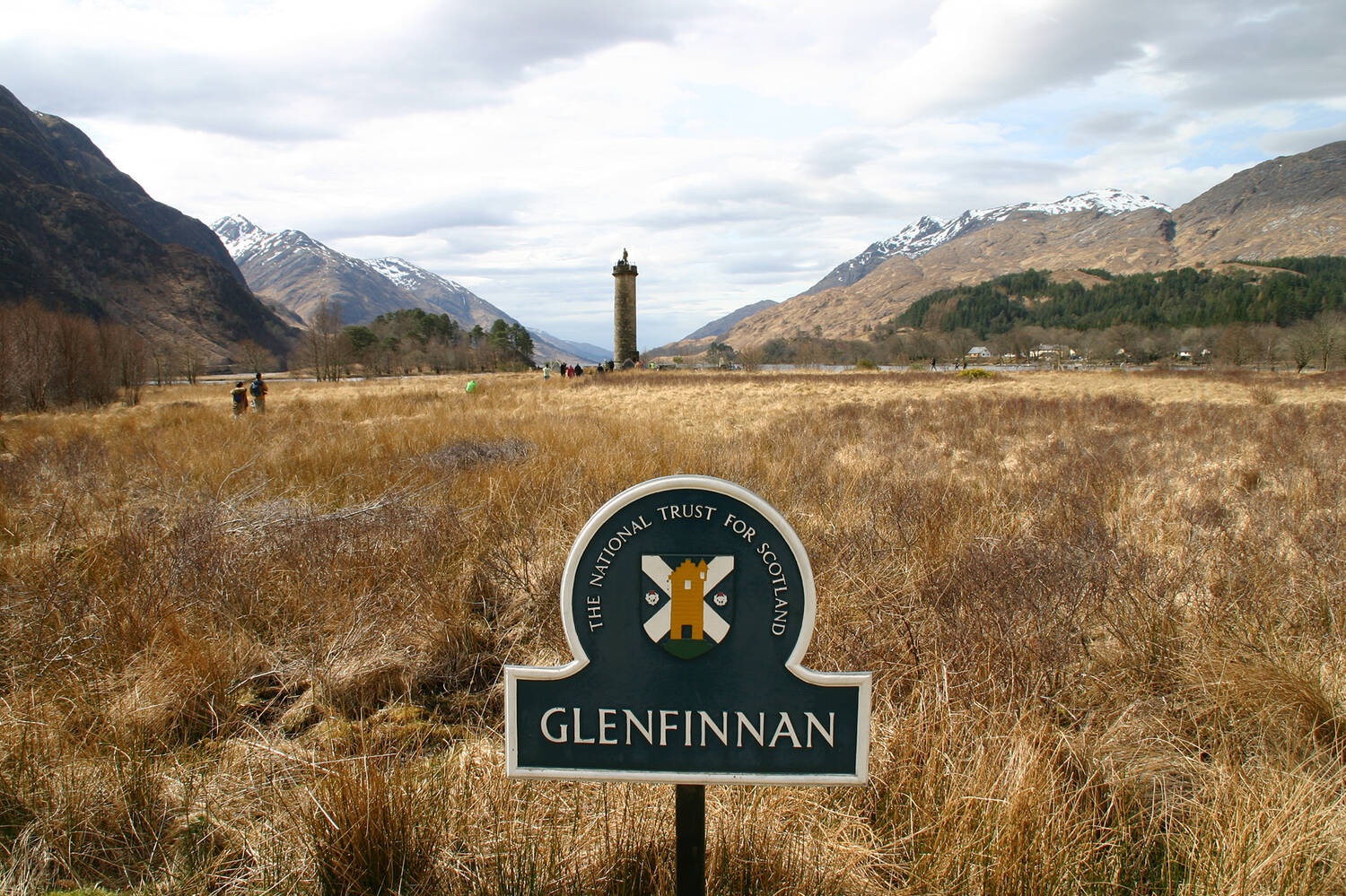 Glenfinnan with the monument in the background